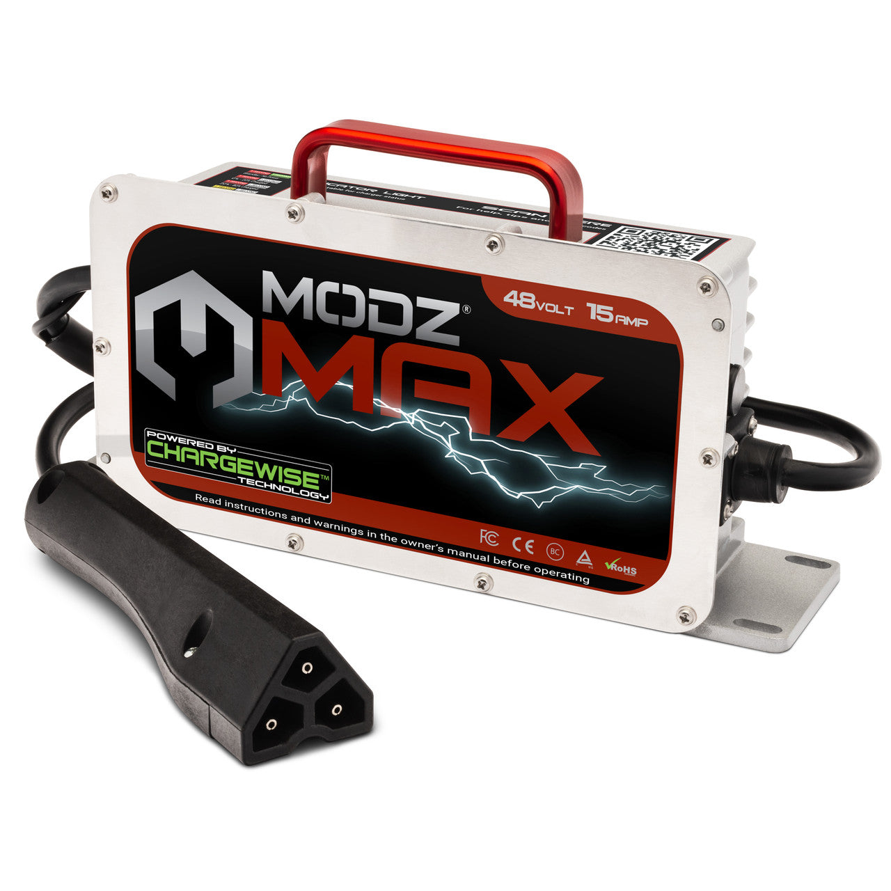 MODZ® Max48 15 AMP EZGO RXV & TXT48 Battery Charger for 48 Volt Golf Carts